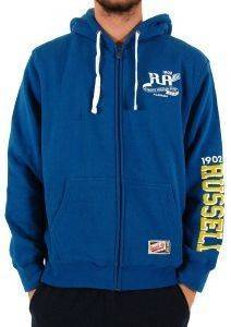  RUSSELL ZIP THROUGH HOODY WITH SHERPA  (L)