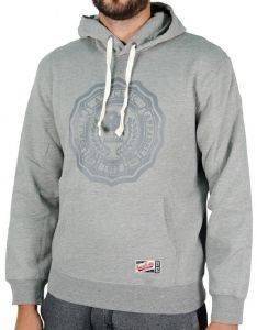 ΦΟΥΤΕΡ RUSSELL PULL OVER HOODY WITH BIG ROSETTE ΓΚΡΙ (XL) ΦΟΥΤΕΡ RUSSELL PULL OVER HOODY WITH BIG ROSETTE ΓΚΡΙ (XL)