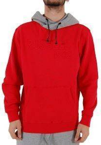 ΦΟΥΤΕΡ RUSSELL PULL OVER HOODY WITH EMBOSSED LOGO ΚΟΚΚΙΝΟ (XL) ΦΟΥΤΕΡ RUSSELL PULL OVER HOODY WITH EMBOSSED LOGO ΚΟΚΚΙΝΟ (XL)