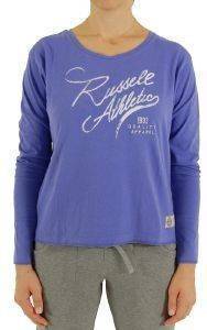 ΜΠΛΟΥΖΑ RUSSELL CREW L/S TEE WITH CONTRAST ΒΙΟΛΕΤΙ (S) ΜΠΛΟΥΖΑ RUSSELL CREW L/S TEE WITH CONTRAST ΒΙΟΛΕΤΙ (S)