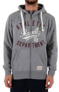  RUSSELL ZIP THROUGH HOODY CONTRAST  (M)