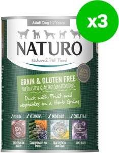 ��� �������� ������ NATURO GRAIN & GLUTEN FREE �����-��������� & �������� (3��� X 390GR)