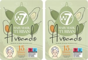 ΣΕΤ HAIR MASK W7 TURBAN AVOCADO (2ΤΜΧ) ΣΕΤ HAIR MASK W7 TURBAN AVOCADO (2ΤΜΧ)