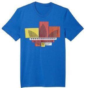 ΜΠΛΟΥΖΑ ADIDAS ORIGINALS MIX TREFOIL TEE ΜΠΛΕ (S) ΜΠΛΟΥΖΑ ADIDAS ORIGINALS MIX TREFOIL TEE ΜΠΛΕ (S)