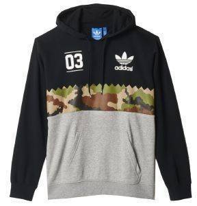  ADIDAS PERFORMANCE SERRATED GRAPHIC HOODIE / (S)