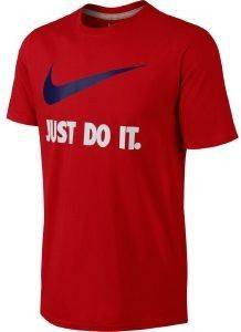 ΜΠΛΟΥΖΑ NIKE NEW JUST DO IT SWOOSH TEE ΚΟΚΚΙΝΗ (L) ΜΠΛΟΥΖΑ NIKE NEW JUST DO IT SWOOSH TEE ΚΟΚΚΙΝΗ (L)