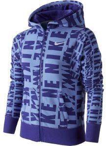 ΖΑΚΕΤΑ NIKE CLUB BRUSHED ALLOVER PRINT ΓΑΛΑΖΙΑ/ΜΩΒ (M) ΖΑΚΕΤΑ NIKE CLUB BRUSHED ALLOVER PRINT ΓΑΛΑΖΙΑ/ΜΩΒ (M)