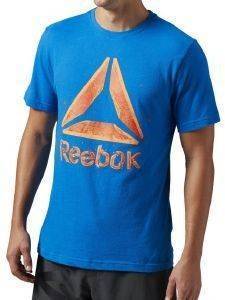 ΜΠΛΟΥΖΑ REEBOK SHATTERED STACKED LOGO TEE ΜΠΛΕ/ΠΟΡΤΟΚΑΛΙ (S) ΜΠΛΟΥΖΑ REEBOK SHATTERED STACKED LOGO TEE ΜΠΛΕ/ΠΟΡΤΟΚΑΛΙ (S)