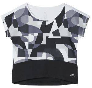 ��������� ADIDAS PERFORMANCE WARDROBE FITNESS TEE �����/����� (164 CM)