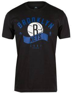  ADIDAS PERFORMANCE TEAM NBA BROOKLYN NETS TEE  (L)