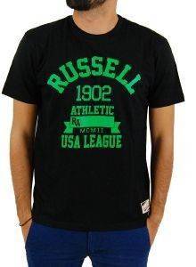 ΜΠΛΟΥΖΑ RUSSELL CREW NECK WITH GRAPHIC PRINT ΜΑΥΡΗ (S) ΜΠΛΟΥΖΑ RUSSELL CREW NECK WITH GRAPHIC PRINT ΜΑΥΡΗ (S)