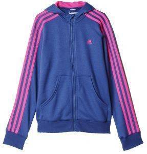 ΖΑΚΕΤΑ ADIDAS PERFORMANCE YG ESSENTIALS FULL ZIP HOODIE ΜΩΒ/ΡΟΖ (152 CM) ΖΑΚΕΤΑ ADIDAS PERFORMANCE YG ESSENTIALS FULL ZIP HOODIE ΜΩΒ/ΡΟΖ (152 CM)