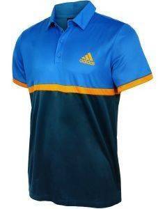 ΜΠΛΟΥΖΑ ADIDAS PERFORMANCE COURT POLO ΜΠΛΕ/ΠΟΡΤΟΚΑΛΙ (XL) ΜΠΛΟΥΖΑ ADIDAS PERFORMANCE COURT POLO ΜΠΛΕ/ΠΟΡΤΟΚΑΛΙ (XL)