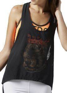 ΦΑΝΕΛΑΚΙ REEBOK CARDIO RACERBACK TANK ΜΑΥΡΟ (M) ΦΑΝΕΛΑΚΙ REEBOK CARDIO RACERBACK TANK ΜΑΥΡΟ (M)