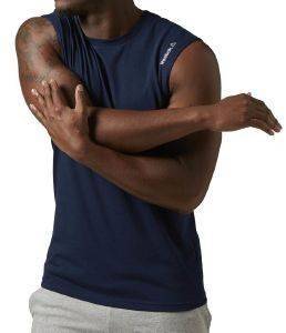ΑΜΑΝΙΚΟ REEBOK ELEMENTS SLEEVELESS TEE ΜΠΛΕ ΣΚΟΥΡΟ (L) ΑΜΑΝΙΚΟ REEBOK ELEMENTS SLEEVELESS TEE ΜΠΛΕ ΣΚΟΥΡΟ (L)