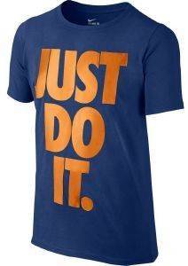 ΜΠΛΟΥΖΑ NIKE JUST DO IT ΜΠΛΕ/ΠΟΡΤΟΚΑΛΙ (XL) ΜΠΛΟΥΖΑ NIKE JUST DO IT ΜΠΛΕ/ΠΟΡΤΟΚΑΛΙ (XL)