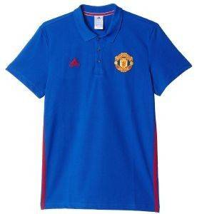 ΜΠΛΟΥΖΑ ADIDAS PERFORMANCE MAN U FC 3S POLO ΜΠΛΕ (M) ΜΠΛΟΥΖΑ ADIDAS PERFORMANCE MAN U FC 3S POLO ΜΠΛΕ (M)