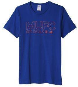 ΜΠΛΟΥΖΑ ADIDAS PERFORMANCE MAN U FC ΤΕΕ ΜΠΛΕ (XL) ΜΠΛΟΥΖΑ ADIDAS PERFORMANCE MAN U FC ΤΕΕ ΜΠΛΕ (XL)