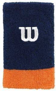 ΠΕΡΙΚΑΡΠΙΟ WILSON EXTRA WIDE WRISTBAND ΜΠΛΕ/ΠΟΡΤΟΚΑΛΙ ΠΕΡΙΚΑΡΠΙΟ WILSON EXTRA WIDE WRISTBAND ΜΠΛΕ/ΠΟΡΤΟΚΑΛΙ