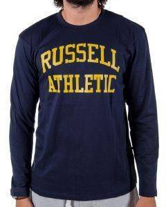 ������� RUSSELL L/S CREW PUFF PRINTED ���� ������ (L)