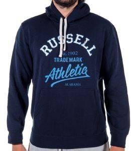  RUSSELL PULL OVER HOODY DISTRESSED   (XL)