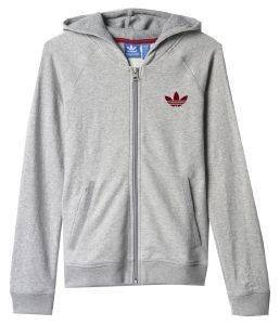 ΖΑΚΕΤΑ ADIDAS ORIGINALS HOODIE ΓΚΡΙ (134 CM) ΖΑΚΕΤΑ ADIDAS ORIGINALS HOODIE ΓΚΡΙ (134 CM)