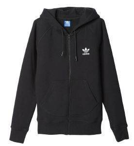 ΖΑΚΕΤΑ ADIDAS ORIGINALS FULL ZIP HOODIE ΜΑΥΡΗ (42) ΖΑΚΕΤΑ ADIDAS ORIGINALS FULL ZIP HOODIE ΜΑΥΡΗ (42)