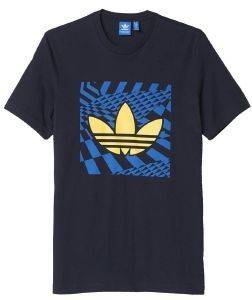 ������� ADIDAS PERFORMANCE CONTRAST TREFOIL TEE ���� ������ (L)