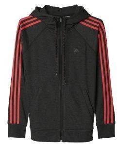 ΖΑΚΕΤΑ ADIDAS PERFORMANCE ESSENTIALS 3-STRIPES HOODIE ΜΑΥΡΗ/ΡΟΖ (XL) ΖΑΚΕΤΑ ADIDAS PERFORMANCE ESSENTIALS 3-STRIPES HOODIE ΜΑΥΡΗ/ΡΟΖ (XL)
