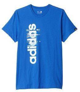 ΜΠΛΟΥΖΑ ADIDAS PERFORMANCE ESSENTIALS LINEAR ΜΠΛΕ (M) ΜΠΛΟΥΖΑ ADIDAS PERFORMANCE ESSENTIALS LINEAR ΜΠΛΕ (M)