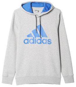 ΦΟΥΤΕΡ ADIDAS PERFORMANCE ESSENTIALS LOGO HOODIE ΓΚΡΙ/ΜΠΛΕ (M) ΦΟΥΤΕΡ ADIDAS PERFORMANCE ESSENTIALS LOGO HOODIE ΓΚΡΙ/ΜΠΛΕ (M)