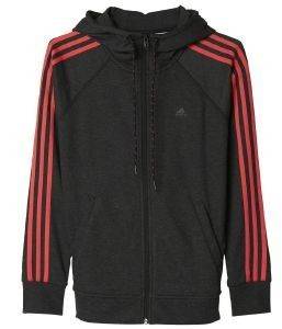 ΖΑΚΕΤΑ ADIDAS PERFORMANCE ESSENTIALS 3-STRIPES HOODIE ΜΑΥΡΗ/ΚΟΡΑΛΙ (XL) ΖΑΚΕΤΑ ADIDAS PERFORMANCE ESSENTIALS 3-STRIPES HOODIE ΜΑΥΡΗ/ΚΟΡΑΛΙ (XL)