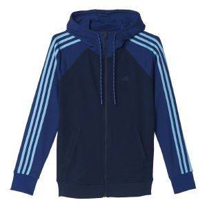 ΖΑΚΕΤΑ ADIDAS PERFORMANCE ESSENTIALS 3-STRIPES HOODIE ΜΠΛΕ ΣΚΟΥΡΟ/ΘΑΛΑΣΣΙ (S) ΖΑΚΕΤΑ ADIDAS PERFORMANCE ESSENTIALS 3-STRIPES HOODIE ΜΠΛΕ ΣΚΟΥΡΟ/ΘΑΛΑΣΣΙ (S)