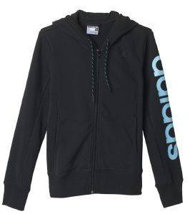 ΖΑΚΕΤΑ ADIDAS PERFORMANCE ESSENTIALS LINEAR HOODIE ΜΑΥΡΗ/ΘΑΛΑΣΣΙ (M) ΖΑΚΕΤΑ ADIDAS PERFORMANCE ESSENTIALS LINEAR HOODIE ΜΑΥΡΗ/ΘΑΛΑΣΣΙ (M)