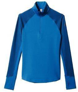  ADIDAS PERFORMANCE TECHFIT CLIMAWORM HALF ZIP TOP  (S)