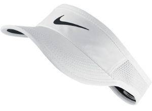 ΚΑΠΕΛΟ NIKE COURT AEROBILL FEATHERLIGHT VISOR ΛΕΥΚΟ (S/M) ΚΑΠΕΛΟ NIKE COURT AEROBILL FEATHERLIGHT VISOR ΛΕΥΚΟ (S/M)