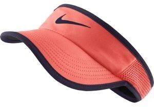ΚΑΠΕΛΟ NIKE COURT AEROBILL FEATHERLIGHT VISOR ΜΑΝΓΚΟ (XS/S) ΚΑΠΕΛΟ NIKE COURT AEROBILL FEATHERLIGHT VISOR ΜΑΝΓΚΟ (XS/S)
