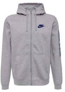 ΖΑΚΕΤΑ NIKE SPORTSWEAR HOODIE ΓΚΡΙ/ΜΠΛΕ (M) ΖΑΚΕΤΑ NIKE SPORTSWEAR HOODIE ΓΚΡΙ/ΜΠΛΕ (M)