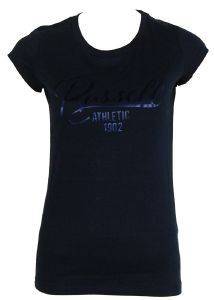 ΜΠΛΟΥΖΑ RUSSELL CREW NECK SATIN SCRIPT ΜΠΛΕ ΣΚΟΥΡΟ (L) ΜΠΛΟΥΖΑ RUSSELL CREW NECK SATIN SCRIPT ΜΠΛΕ ΣΚΟΥΡΟ (L)