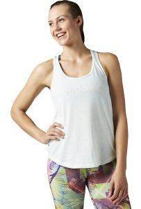 �������� REEBOK ELEMENTS SNOW MELANGE TANK ������ (S)