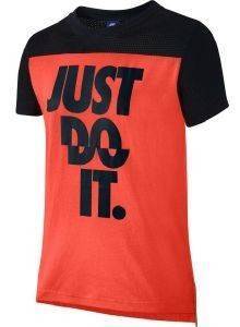 ΜΠΛΟΥΖΑ NIKE SPORTSWEAR TOP ΠΟΡΤΟΚΑΛΙ/ΜΑΥΡΗ (M)