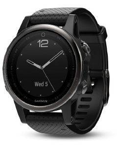  GARMIN FENIX 5S SAPPHIRE SLATE GREY WITH BLACK BAND