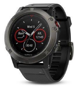  GARMIN FENIX 5X SAPPHIRE SLATE GREY WITH BLACK BAND