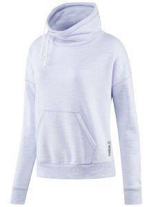  REEBOK ELEMENTS MARBLE COWL NECK SWEATSHIRT  (M)