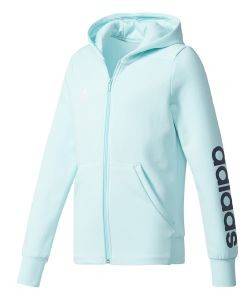  ADIDAS PERFORMANCE YOUNG GIRLS LINEAR FZ HOODIE  (152 CM)