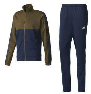  ADIDAS PERFORMANCE BACK-2-BASICS 3 STRIPES TRACK SUIT / (5)