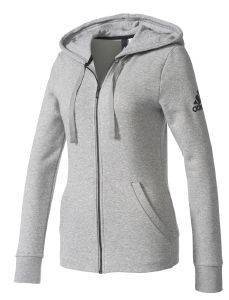  ADIDAS PERFORMANCE ESSENTIALS SOLID FZ HOODIE  (S)