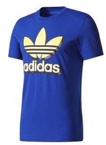 ΜΠΛΟΥΖΑ ADIDAS ORIGINALS TREFOIL 2 ΜΠΛΕ/ΚΙΤΡΙΝΗ (S) ΜΠΛΟΥΖΑ ADIDAS ORIGINALS TREFOIL 2 ΜΠΛΕ/ΚΙΤΡΙΝΗ (S)
