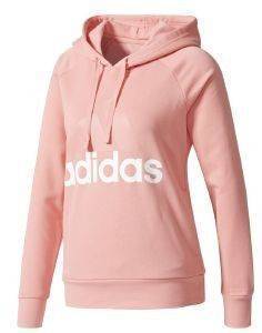 ΦΟΥΤΕΡ ADIDAS PERFORMANCE ESSENTIALS LINEAR PULLOVER HOODIE ΡΟΖ (M) ΦΟΥΤΕΡ ADIDAS PERFORMANCE ESSENTIALS LINEAR PULLOVER HOODIE ΡΟΖ (M)