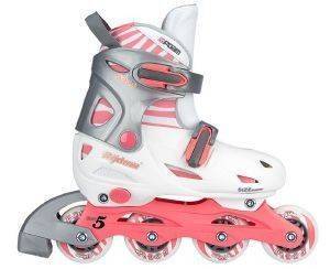 ΠΑΙΔΙΚΑ ΠΑΤΙΝΙΑ NIJDAM INLINE QUADS GIRL ΡΥΘΜΙΖΟΜΕΝΑ ΡΟΖ (30-33) ΠΑΙΔΙΚΑ ΠΑΤΙΝΙΑ NIJDAM INLINE QUADS GIRL ΡΥΘΜΙΖΟΜΕΝΑ ΡΟΖ (30-33)